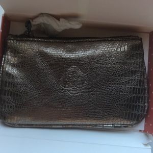 NWT Stella & Dot lambskin mini pouch